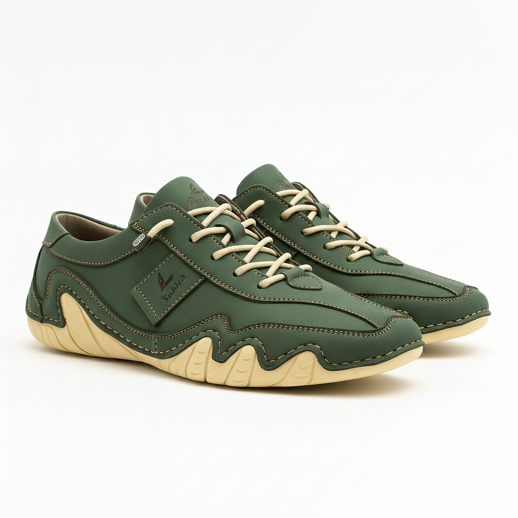 Yendell Men's Lightweight Leather Sneakers | Comfort