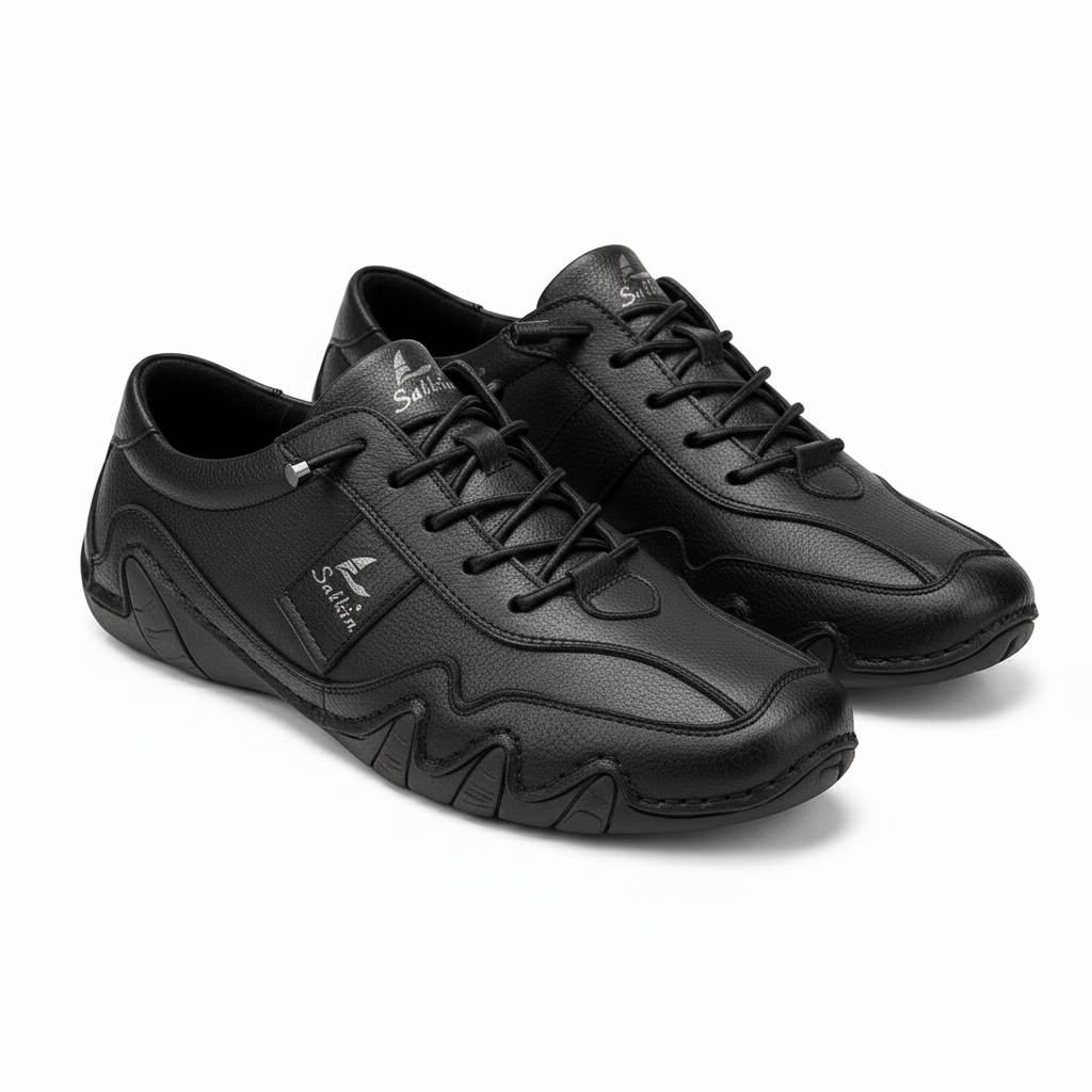 Yendell Men's Lightweight Leather Sneakers | Comfort