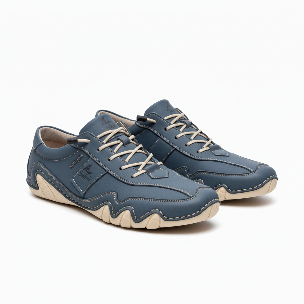 Yendell Men's Lightweight Leather Sneakers | Comfort